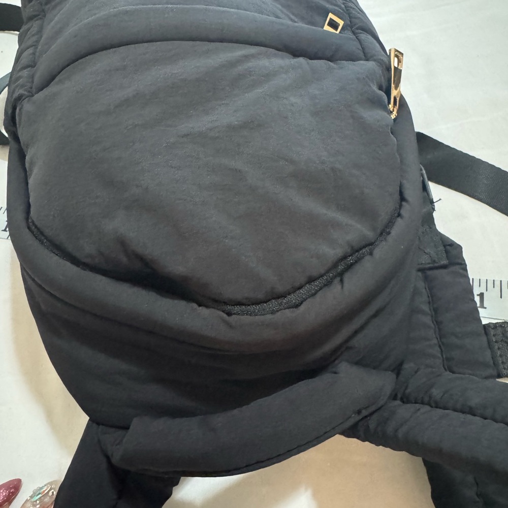 a new day‎ Black Backpack with Gold Accents